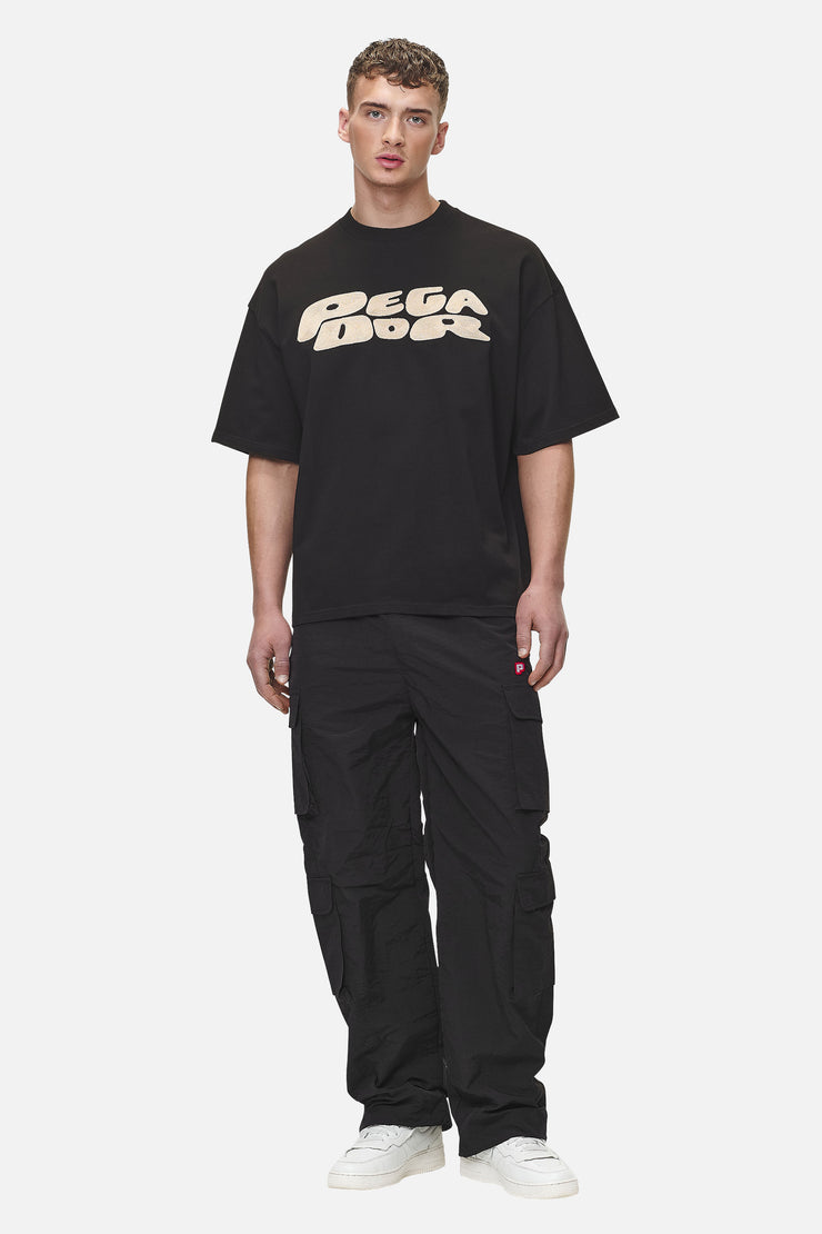 Pegador Drew Boxy Tee Washed Black