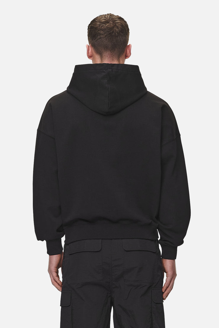 Pegador Drew Terry Boxy Hoodie Washed Black