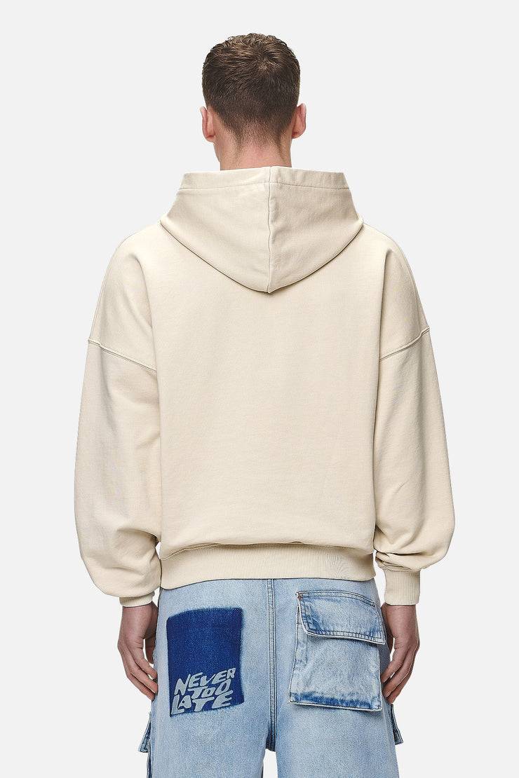 Pegador Drew Terry Boxy Hoodie Washed Desert Sand