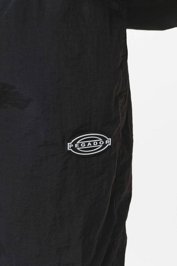 Pegador Drewo Wide Track Pants Onyx Black
