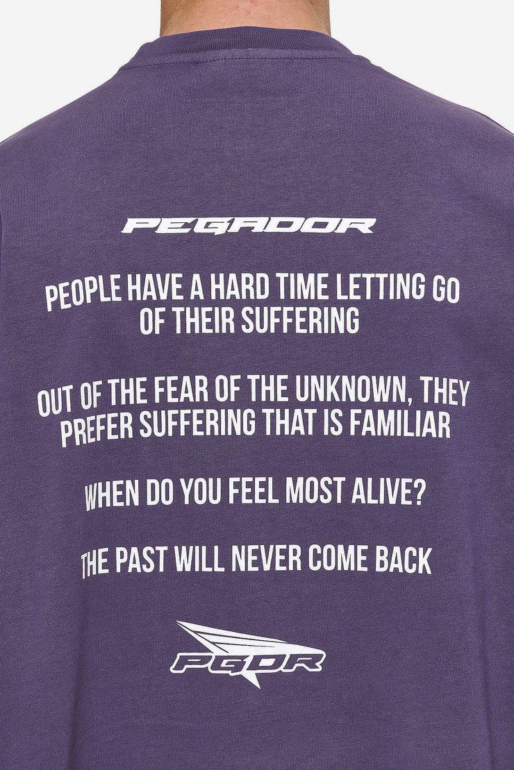 Pegador Dubose Oversized Tee Vintage Deep Purple