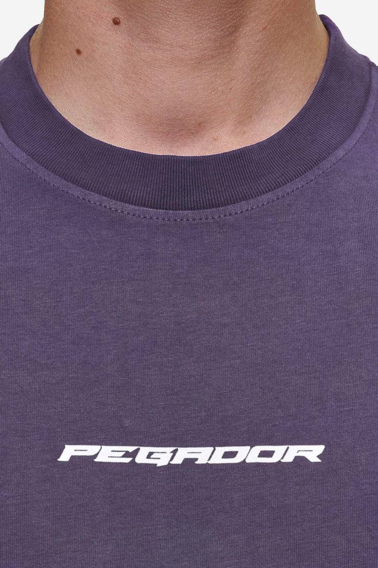 Pegador Dubose Oversized Tee Vintage Deep Purple