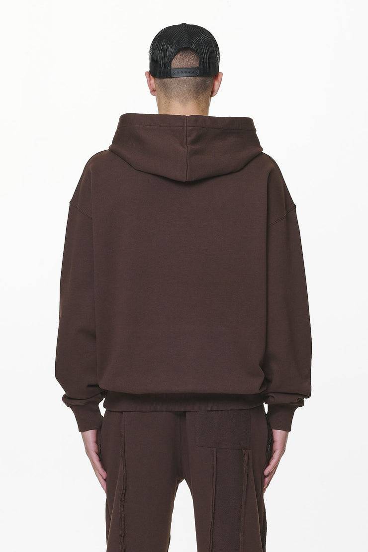 Pegador Eazor Oversized Hoodie Washed Oak Brown