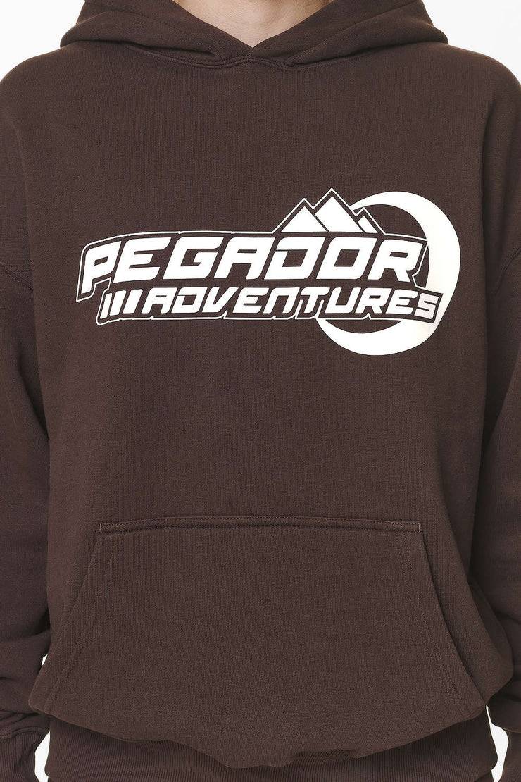 Pegador Eazor Oversized Hoodie Washed Oak Brown