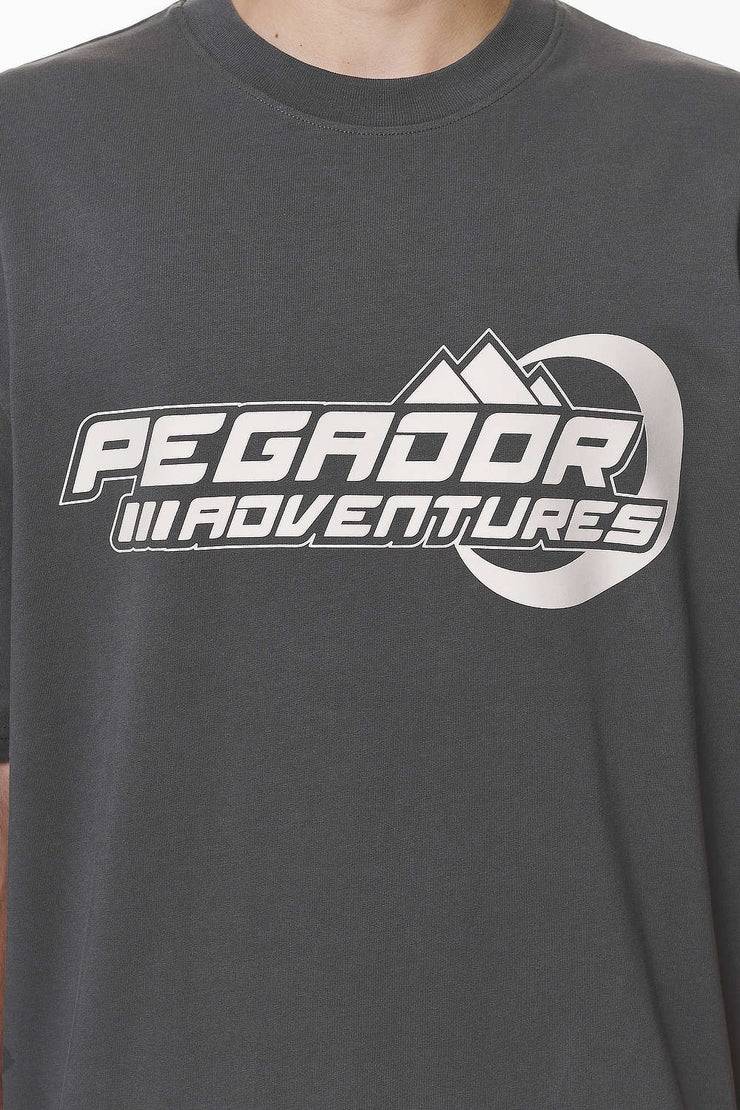 Pegador Eazor Oversized Tee Washed Volcano Grey