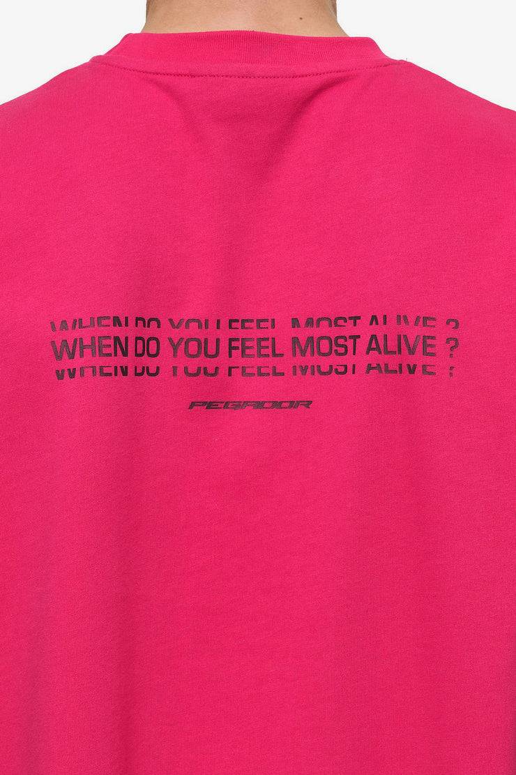 Pegador Edens Oversized Tee Washed Virtual Pink