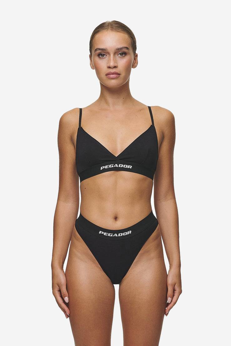 Pegador Emra String Black White