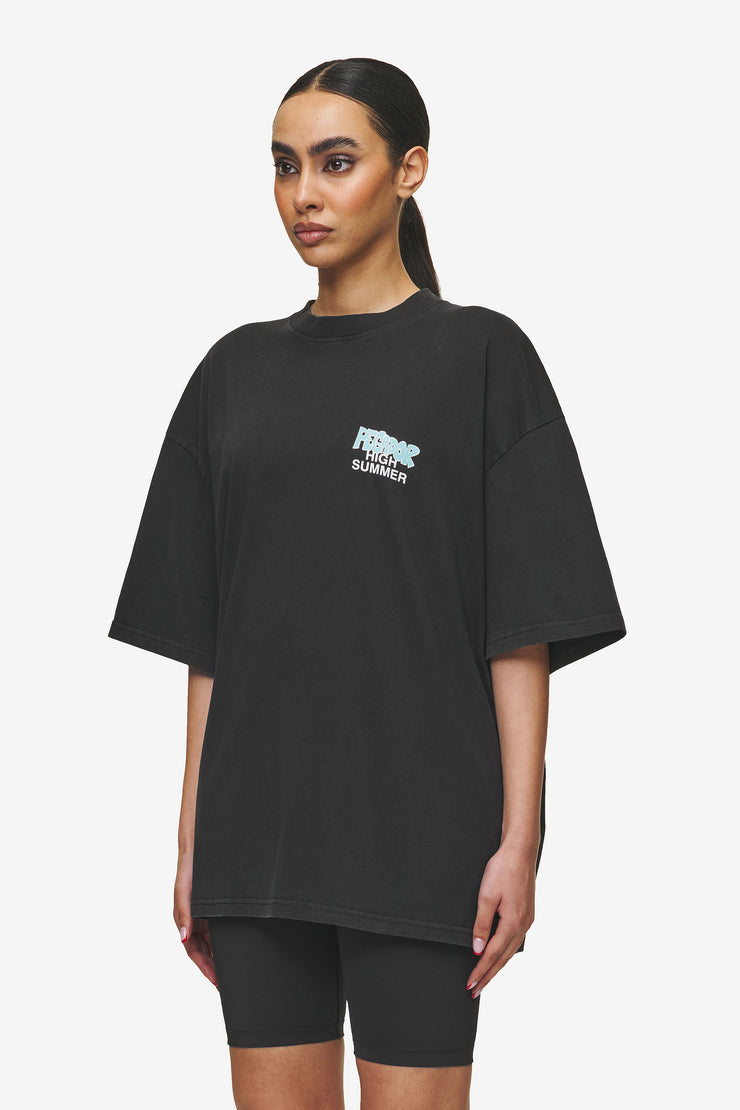 Pegador Farrar Boxy Tee Vintage Black