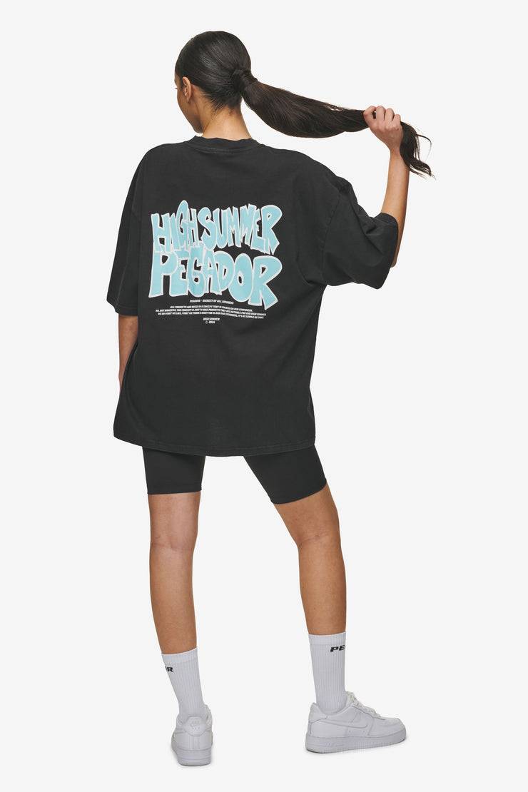 Pegador Farrar Boxy Tee Vintage Black