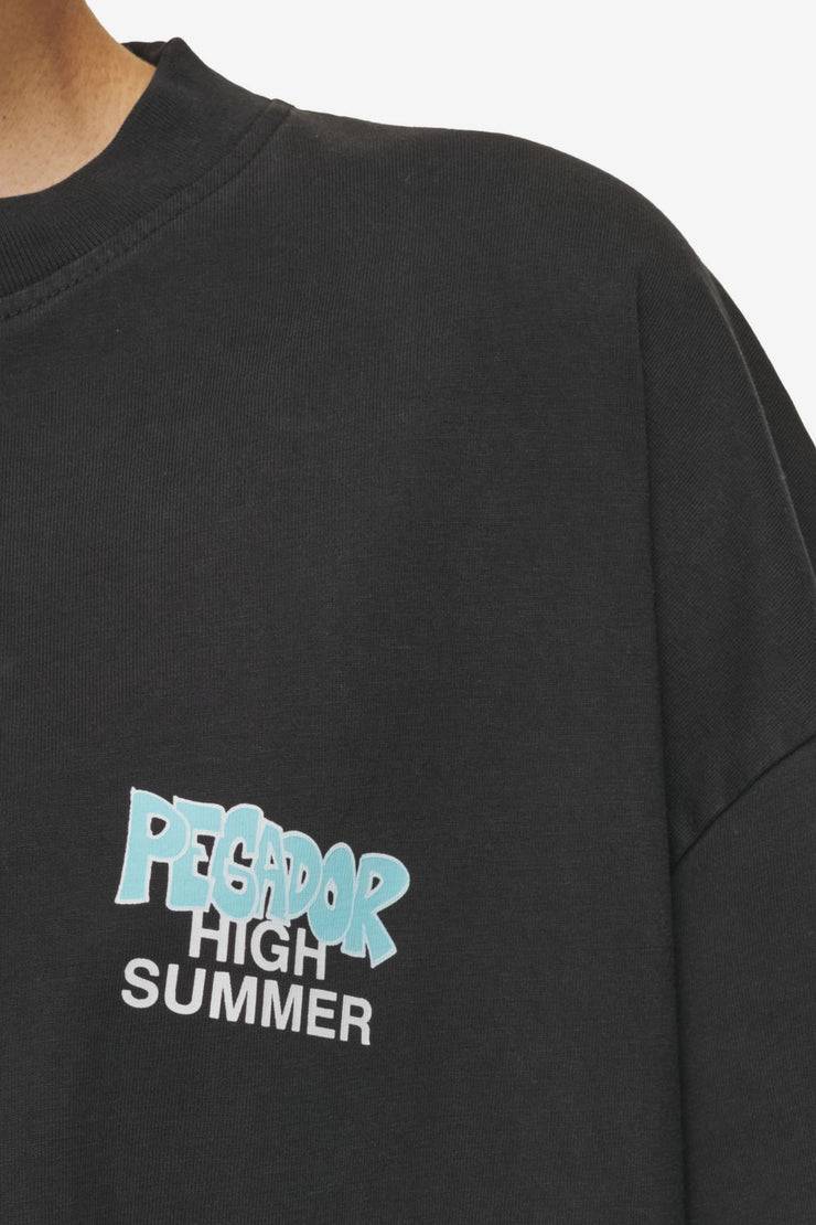 Pegador Farrar Boxy Tee Vintage Black