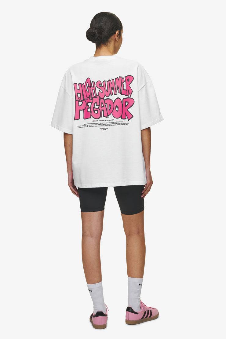 Pegador Farrar Boxy Tee White