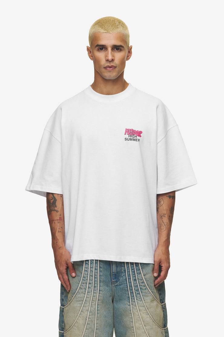Pegador Farrar Boxy Tee White