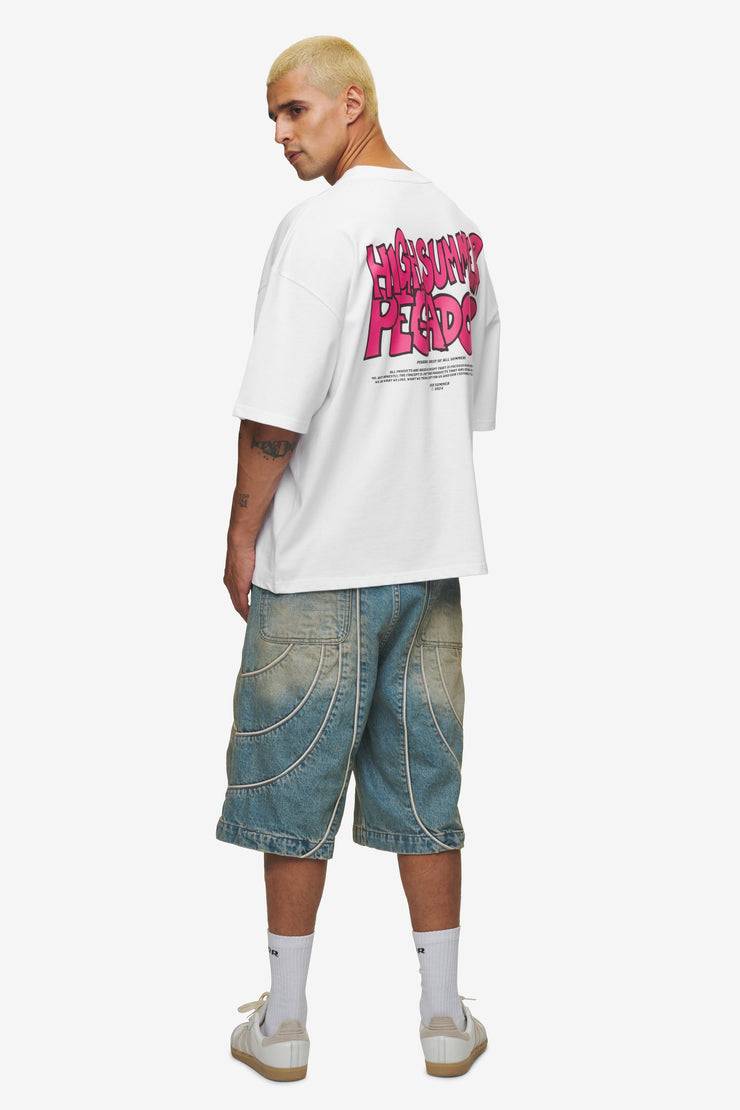 Pegador Farrar Boxy Tee White