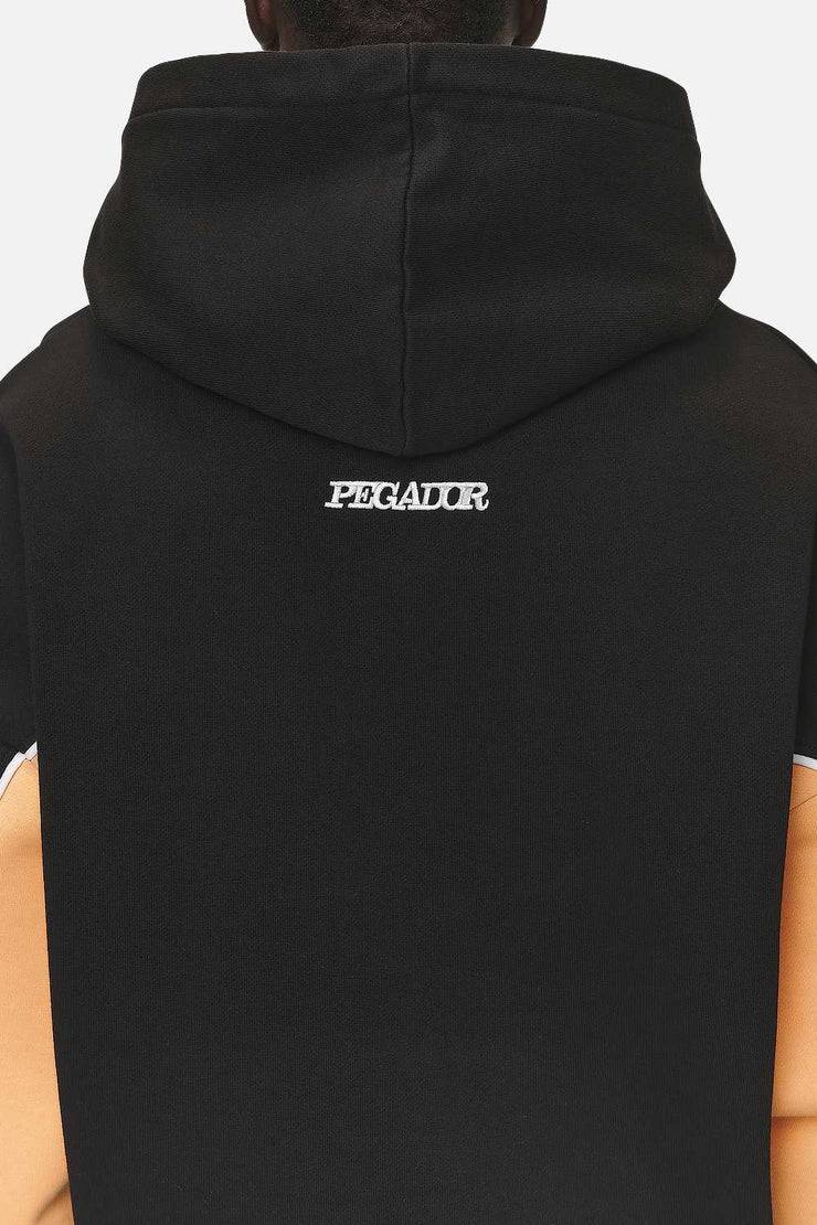 Pegador Farro Boxy Hoodie Washed Black