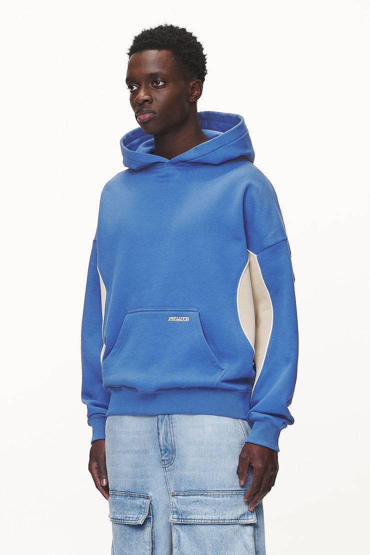Pegador Farro Boxy Hoodie Washed Retro Blue