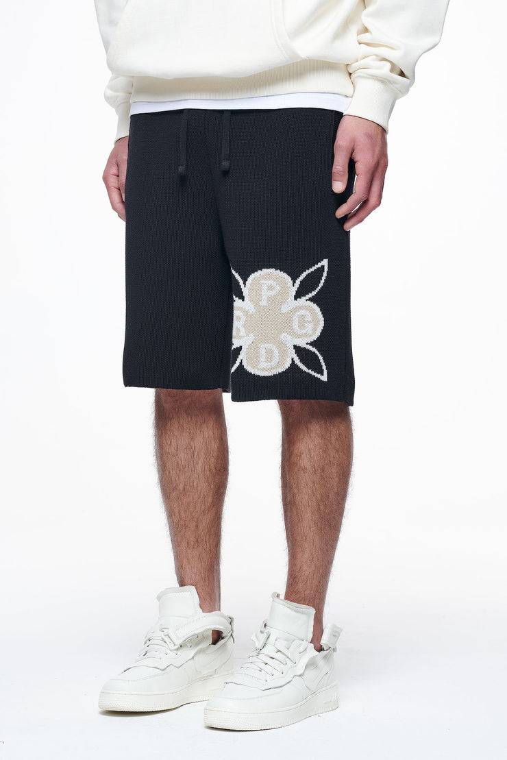 Pegador Flanigan Knit Shorts Black
