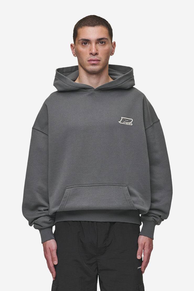 Pegador Fox Oversized Hoodie Washed Anthracite