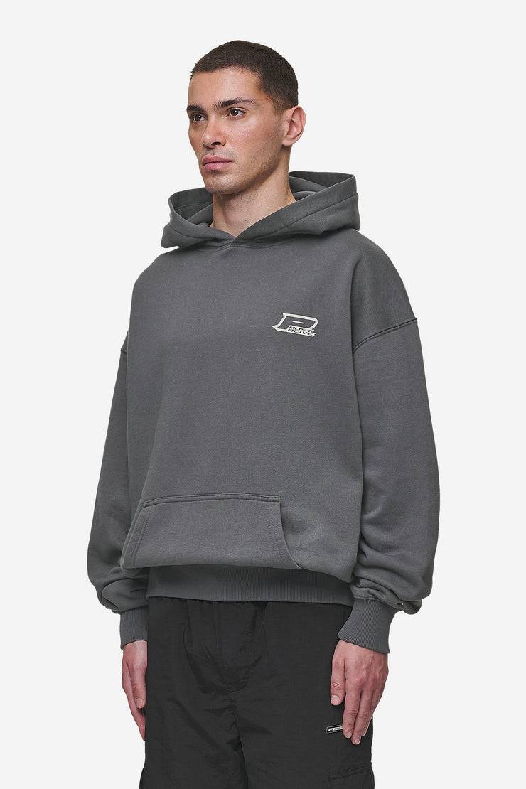 Pegador Fox Oversized Hoodie Washed Anthracite