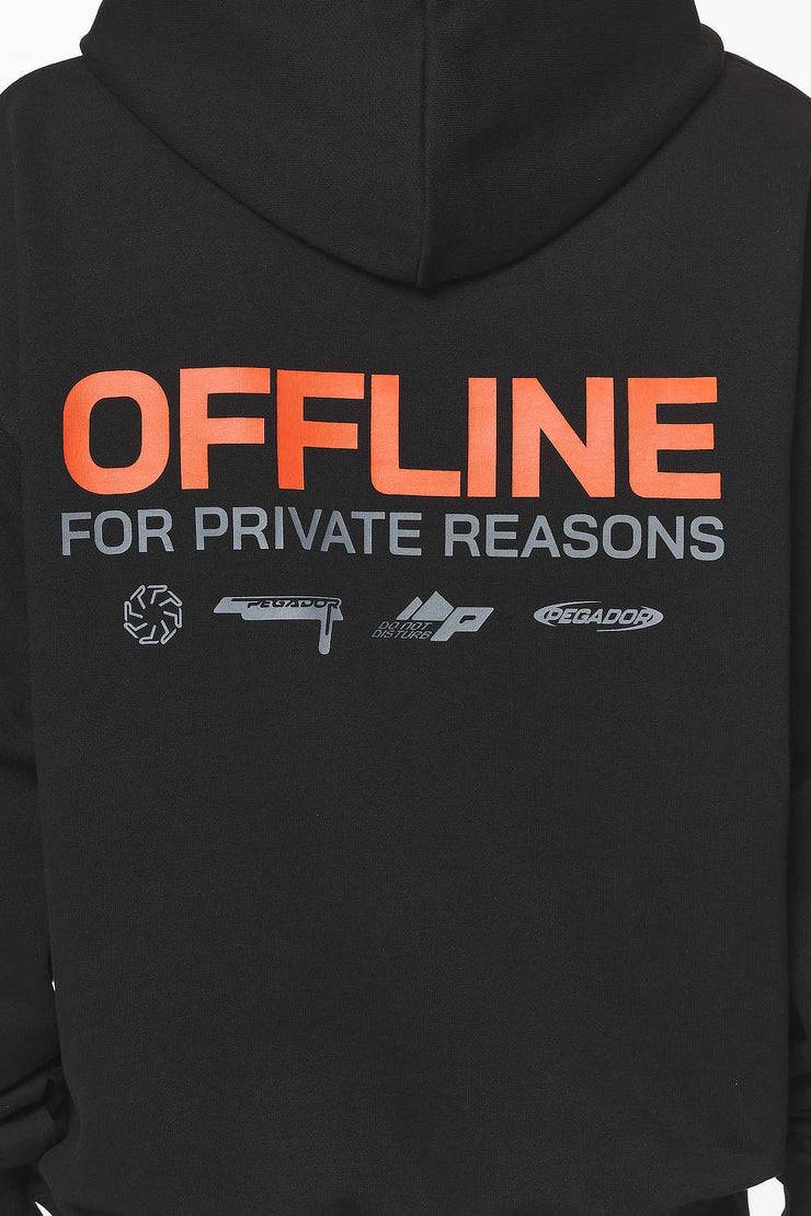 Pegador Furber Oversized Hoodie Black