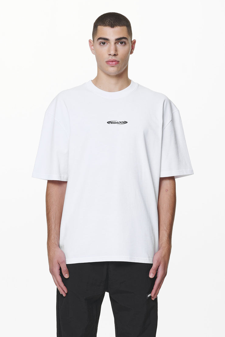 Pegador Furber Oversized Tee White