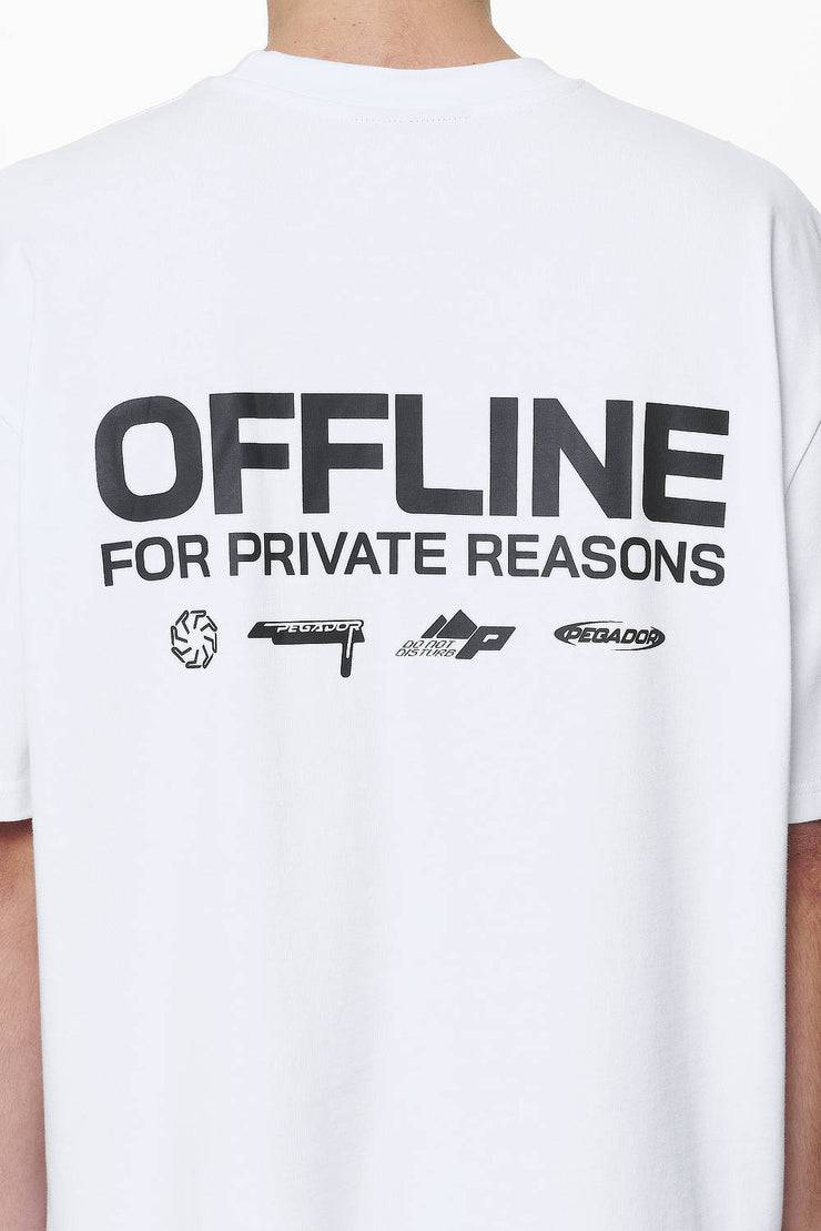 Pegador Furber Oversized Tee White