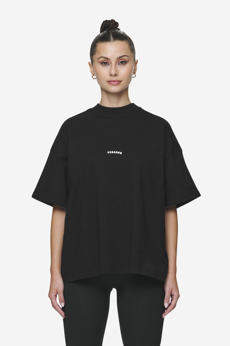 Pegador Gabi Heavy Oversized Tee Black