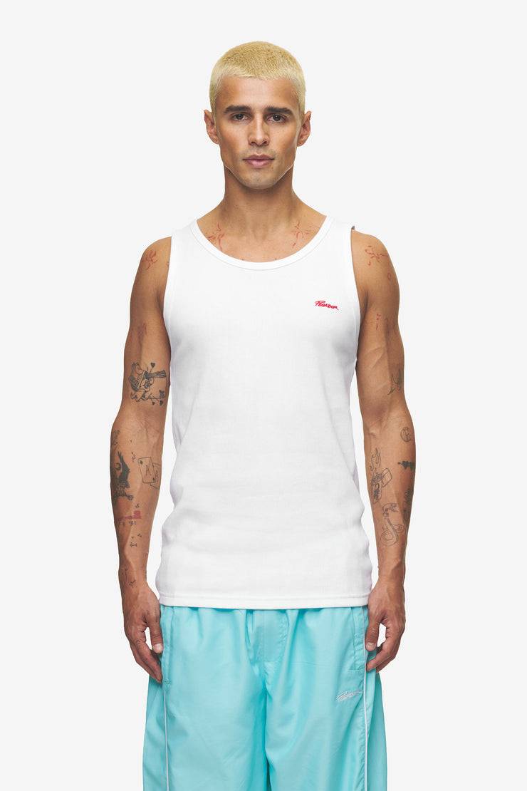 Pegador Gino Rib Undershirt White Red