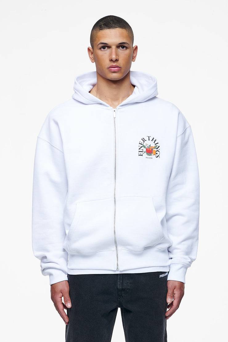 Pegador Goldlight Oversized Sweat Jacket White