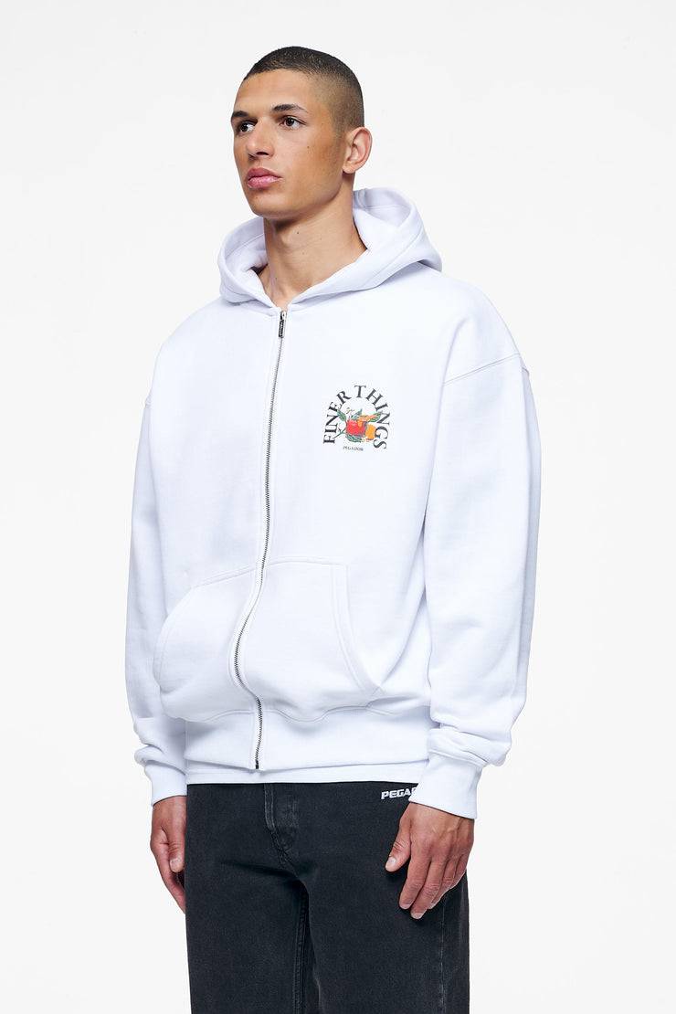 Pegador Goldlight Oversized Sweat Jacket White
