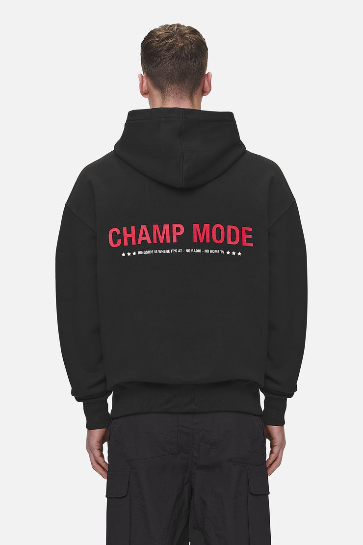 Pegador Gordan Oversized Hoodie Washed Black