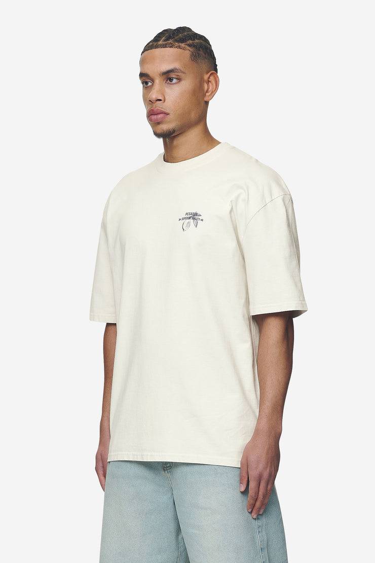 Pegador Goret Oversized Tee Washed Salty Cream