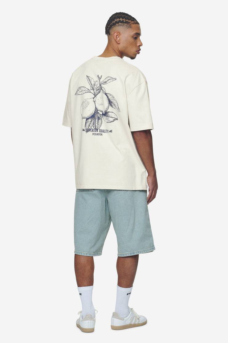 Pegador Goret Oversized Tee Washed Salty Cream