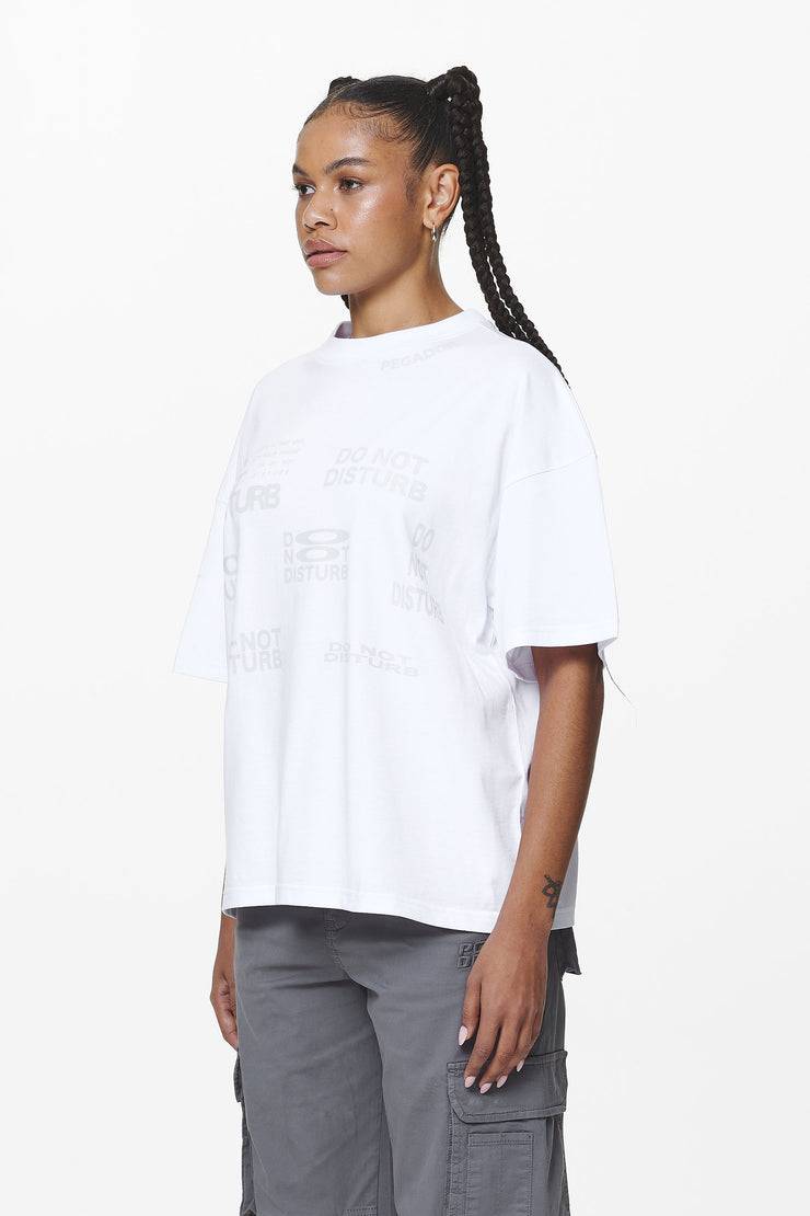 Pegador Groven Heavy Oversized Tee White