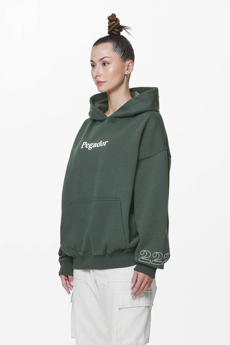 Pegador Habo Oversized Hoodie Washed Sage Green