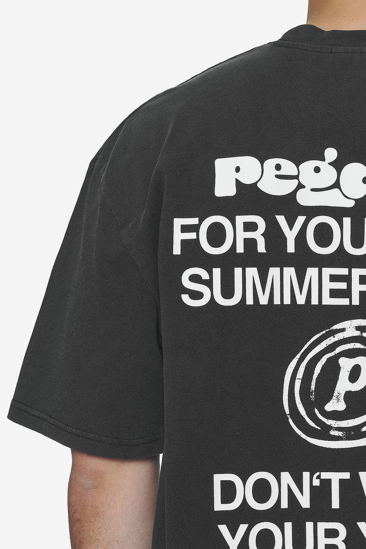 Pegador Harlan Oversized Tee Vintage Black