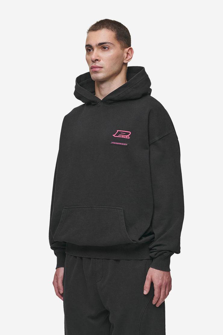Pegador Hawkins Oversized Hoodie Vintage Black