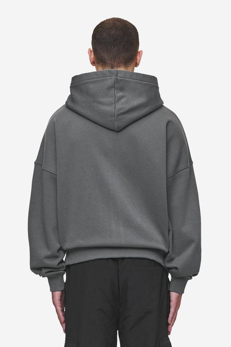 Pegador Hogan Boxy Sweat Jacket Washed Anthracite