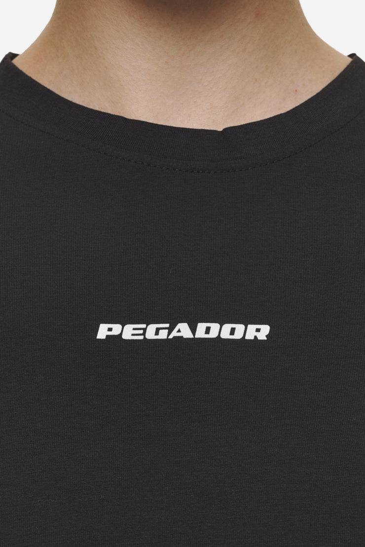Pegador Ines Cropped Baby Tee Black White Gum