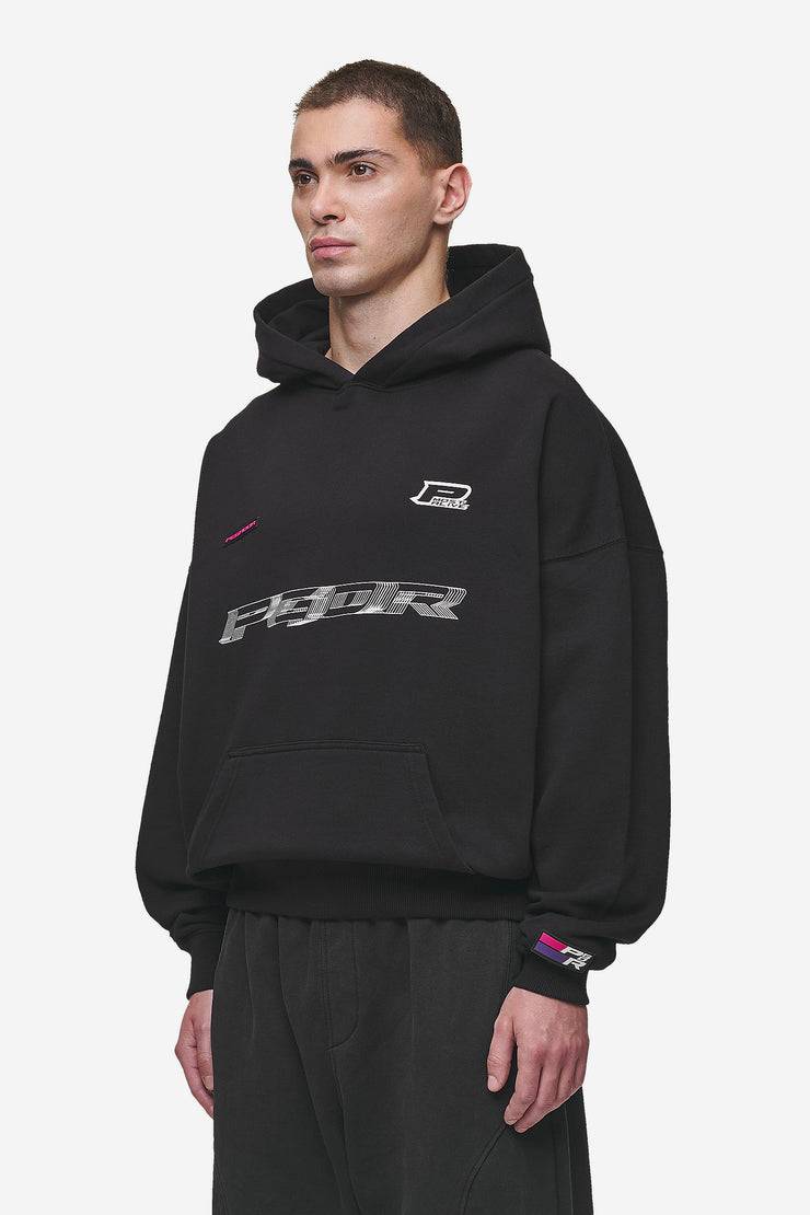 Pegador Iron Boxy Hoodie Washed Black