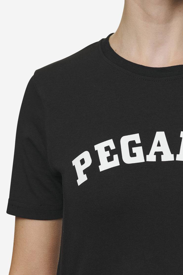 Pegador Jenna Cropped Baby Tee Black