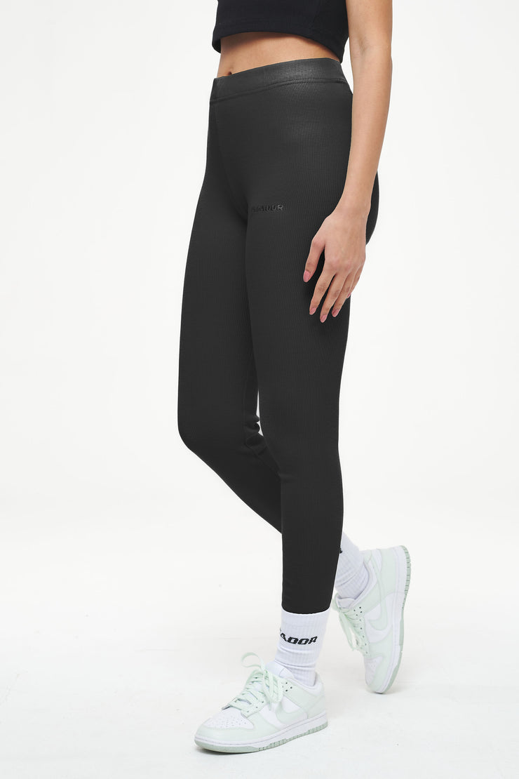 Pegador Jill Rib Leggings Vintage Washed Iron Grey