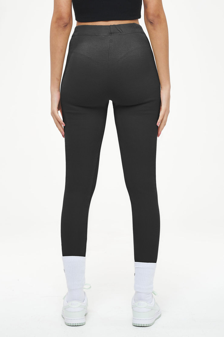 Pegador Jill Rib Leggings Vintage Washed Iron Grey