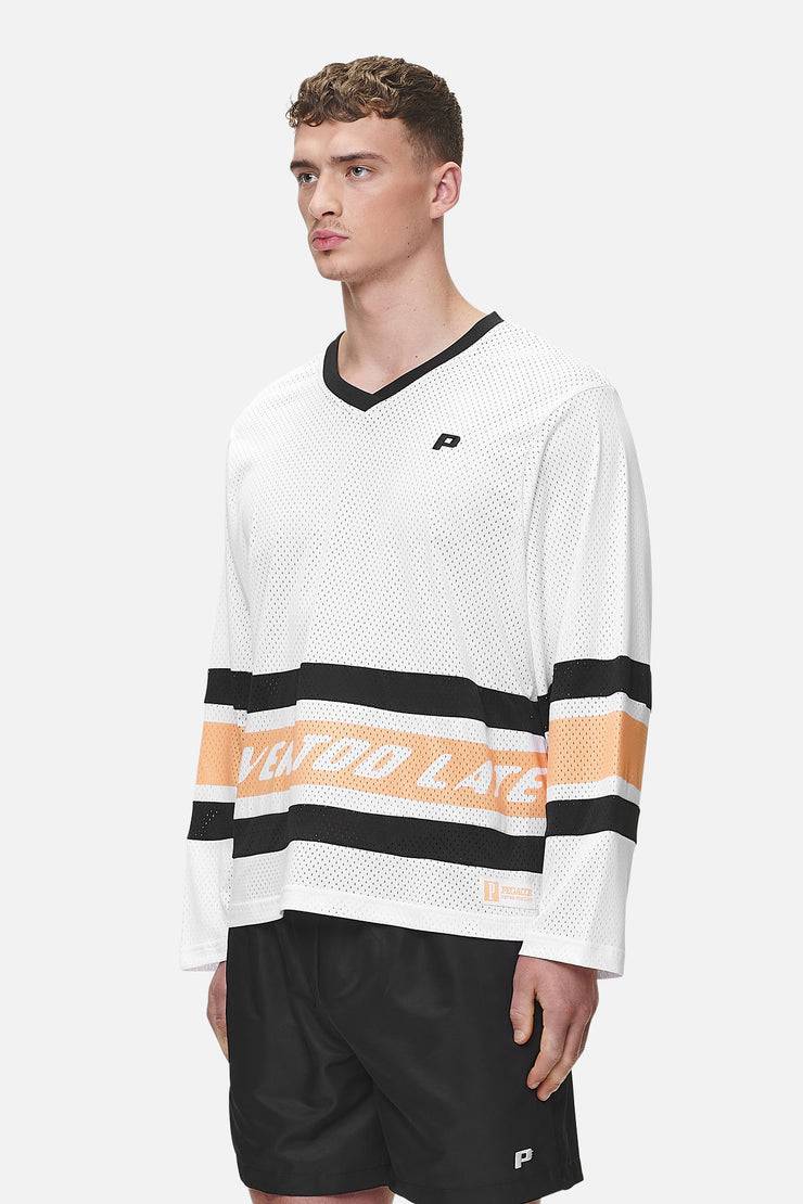 Pegador Johnsen Mesh Longsleeve White Apricot