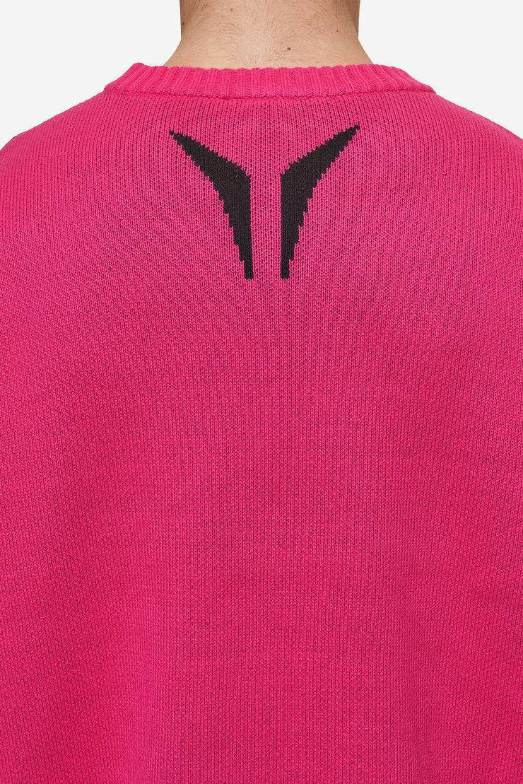 Pegador Kazan Boxy Knit Sweater Virtual Pink Black