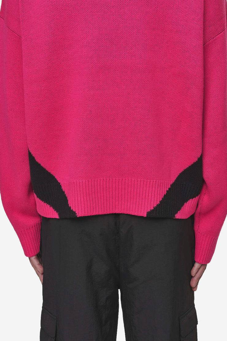 Pegador Kazan Boxy Knit Sweater Virtual Pink Black