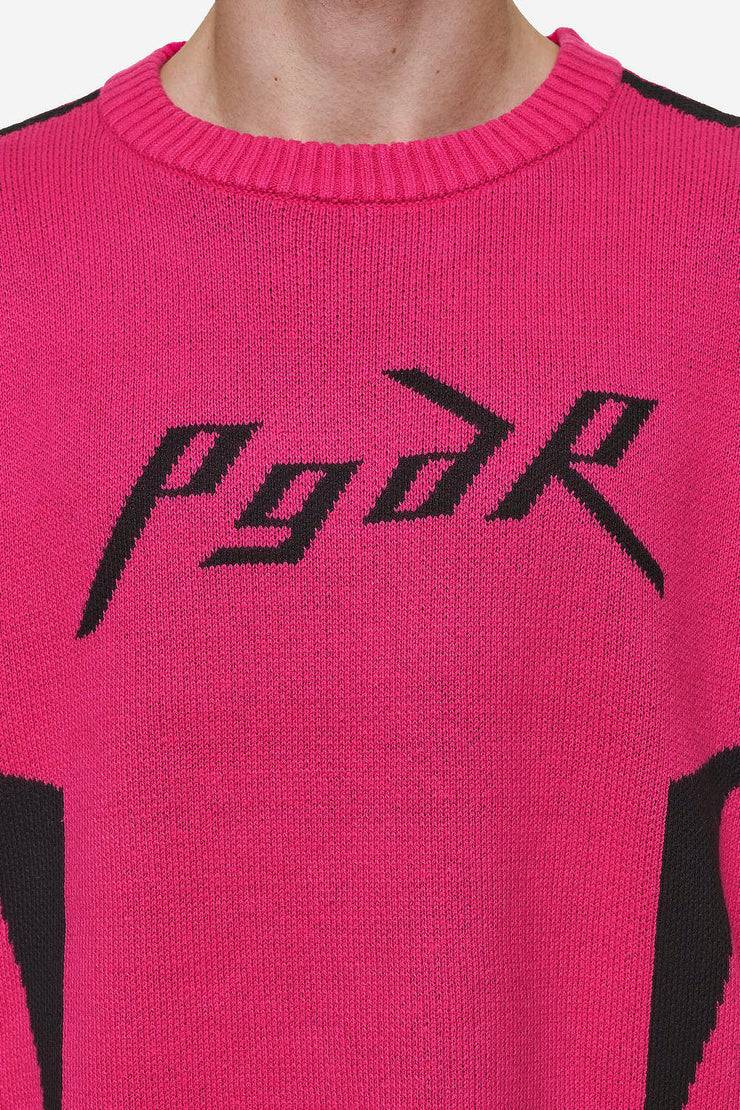 Pegador Kazan Boxy Knit Sweater Virtual Pink Black