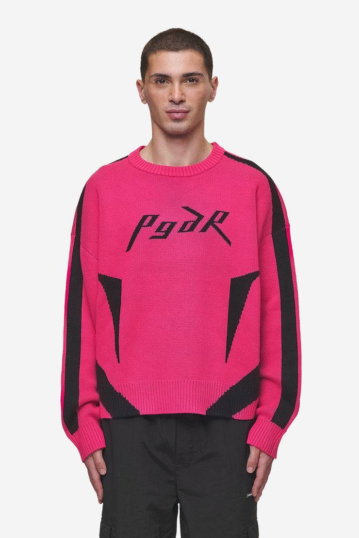 Pegador Kazan Boxy Knit Sweater Virtual Pink Black