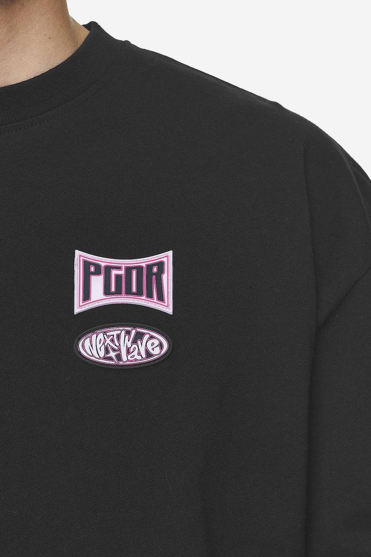 Pegador Keyes Terry Boxy Tee Washed Black