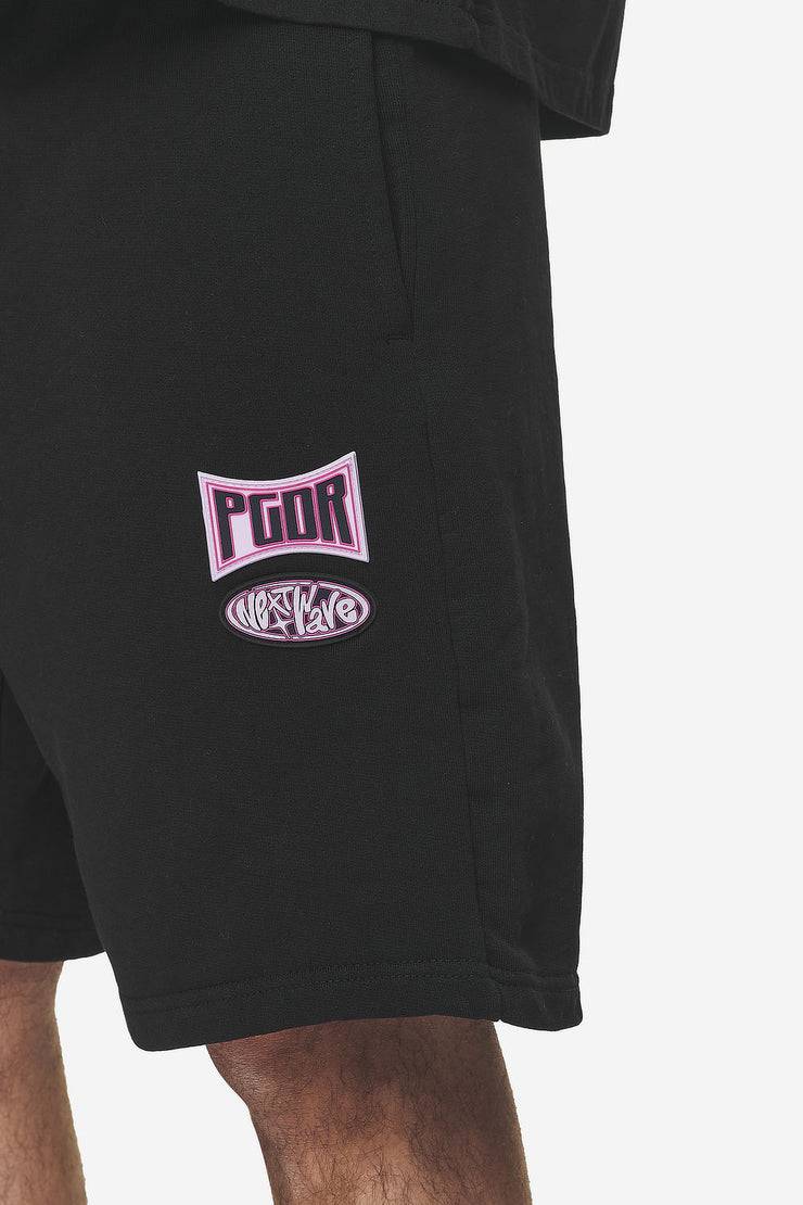 Pegador Keyes Terry Shorts Washed Black