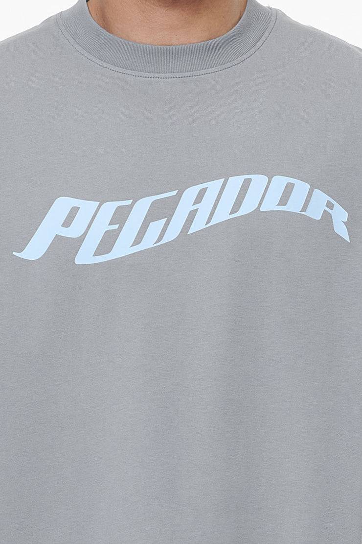 Pegador Kinley Boxy Tee Heavy Washed Cool Grey